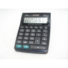 Калькулятор бухгалтерський Deli 1278 чорний настільний