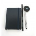 Набір подарунковий Partner синій (маленький): книжка записна, ручка, олівець, ластик, листівка