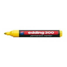 Маркер перманентний, edding e-300, жовтий, круглий, 1,5-3 мм
