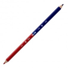 Олівець офісний червоно-синій, тонкий