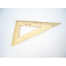 Трикутник дерев'яний, 22 см